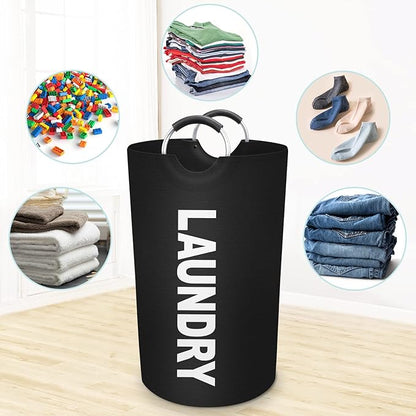 StorageRight 75L Large Laundry Basket, Laundry Hamper, Dirty Clothes Hamper