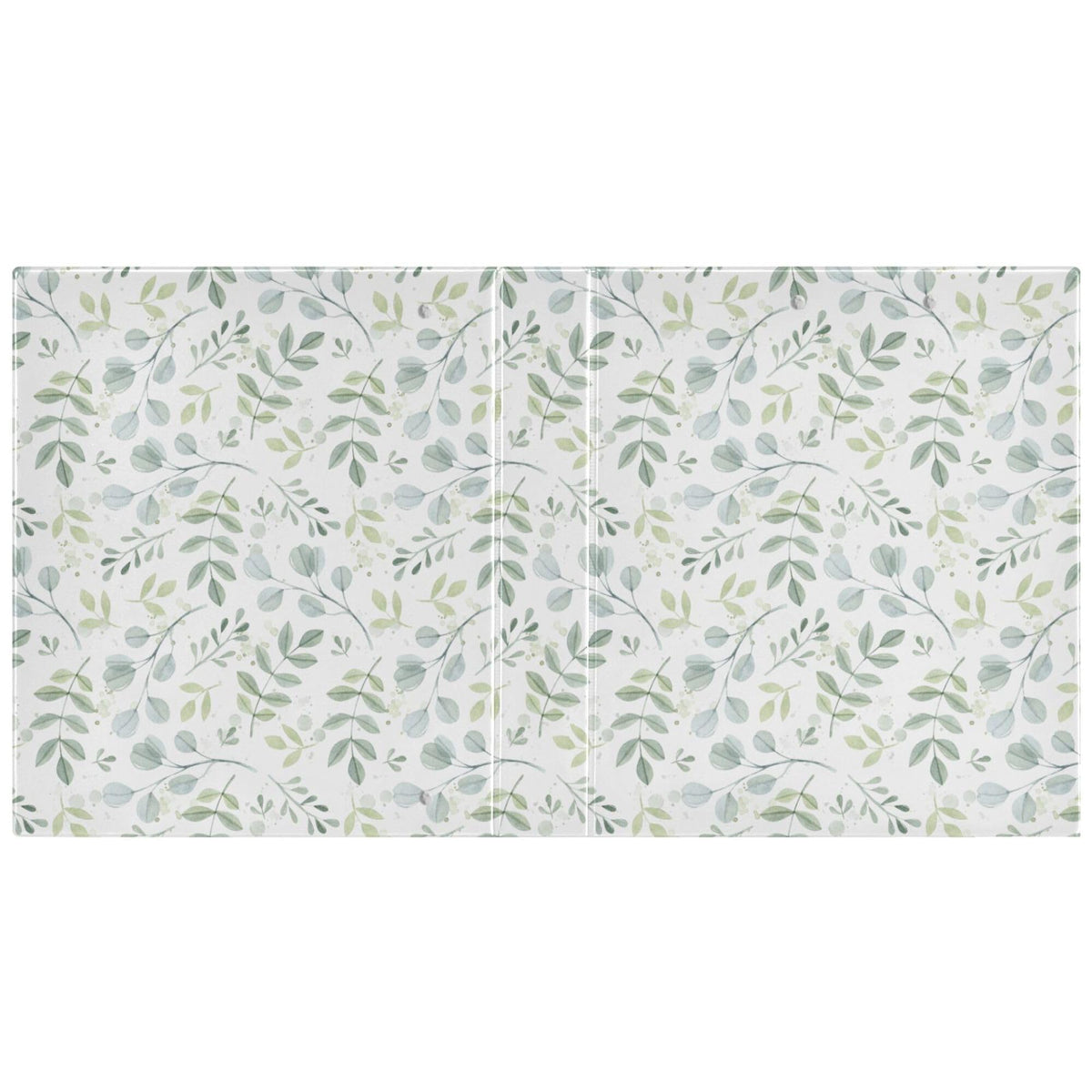 Leaves Round Ring Binders 1.5 Inch Plant 3 Ring Clipboard Binder for Office School Work Supplies File Folder Document 200 Sheet Capacity Easy Open