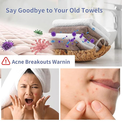 Disposable Face Towel, MSOEUESO Cotton Facial Tissues, Dry Face Cloths
