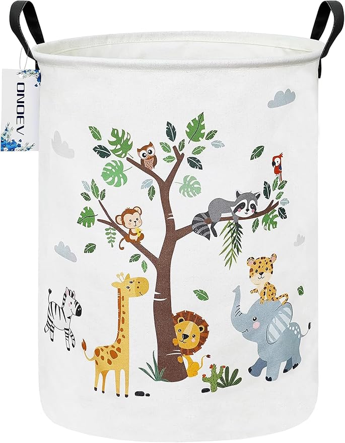 Round waterproof laundry basket, foldable storage basket, laundry Hampers