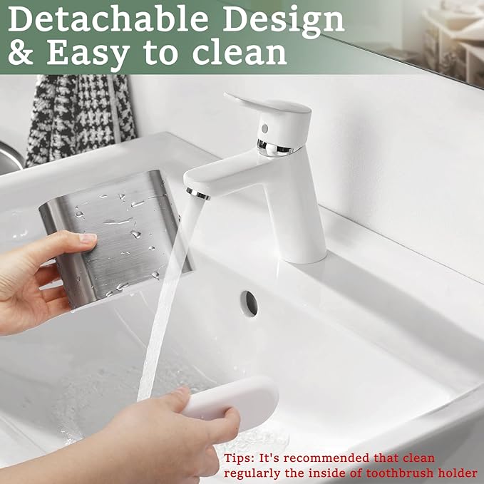 Toothbrush and Toothpaste Holder
