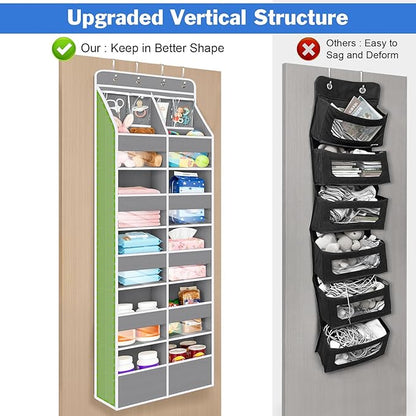 Univivi 6-Shelf Over Door Hanging Organizer Fabric Door Organizer