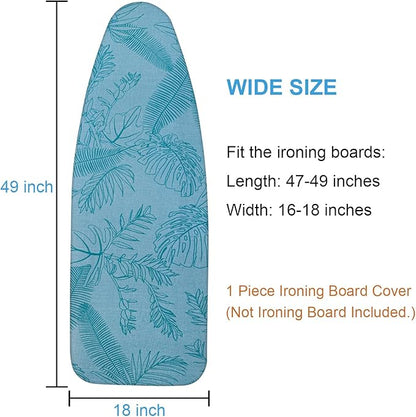Ironing Board Cover for 18" x 49", Extra-Wide Pad