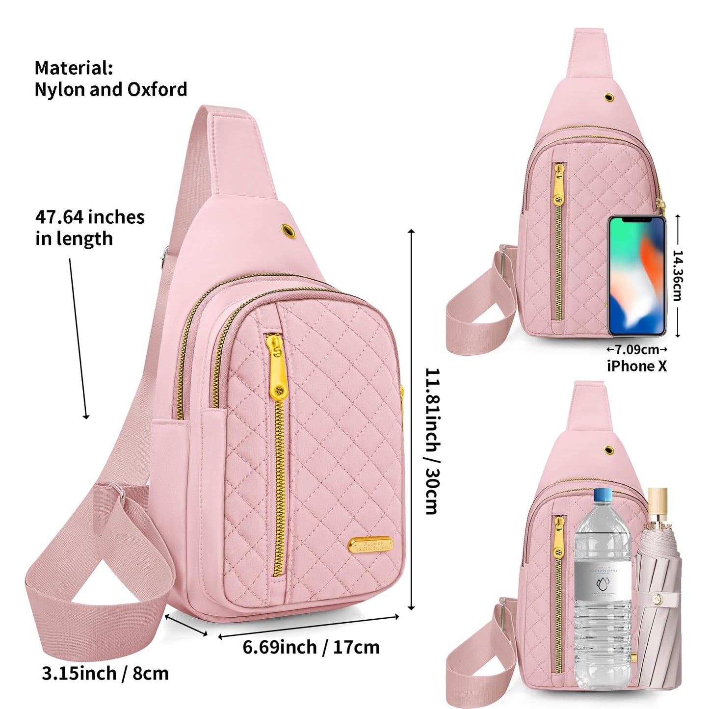 Small Sling Bag For Women Men Casual Crossbody Sling Backpack