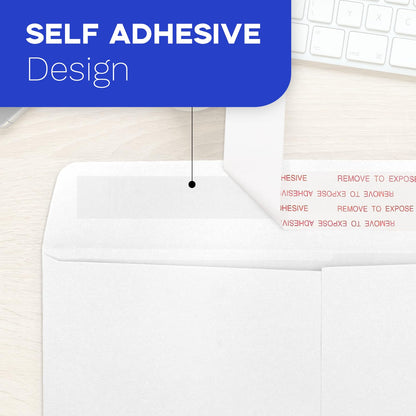 100 White Envelopes 9x12 Self Seal, Goefun Catalog Large Mailing Envelopes 9x12 Letter Size - 80GSM Paper
