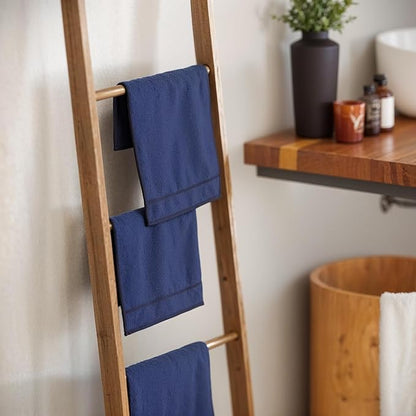 Creative Scents Cotton Fingertip Towels Set Blue
