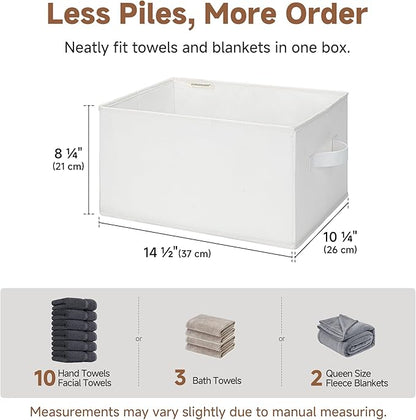 StorageWorks Collapsible Shelf Baskets, Storage Bins