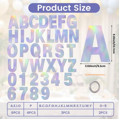 109 Pcs A-Z Custom Banner Kit Laser Silver Glitter Letters and Numbers DIY Make Your Own Banner Personalized Customizable Birthday Graduation Wedding Baby Shower Congratulations Banners Party Decorations