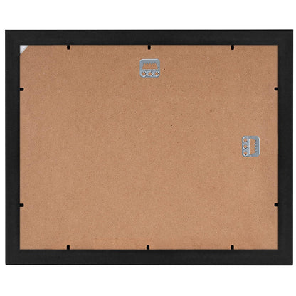 Americanflat 11x14 Diploma Frame with Shatter-Resistant Glass - Set of 2 - Use as 8.5x11 Frame with Mat or Display 11x14 Documents Without Mat - Certificate Frames with Engineered Wood - Black