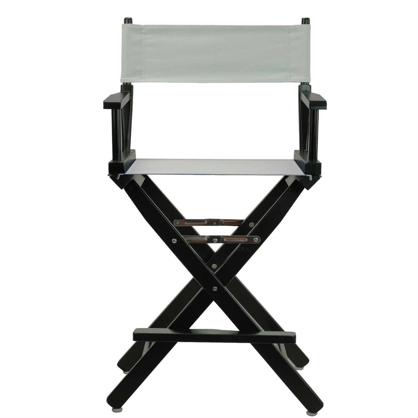 Casual Home 24" Director's Chair Black Frame-with Grey Canvas, Counter Height