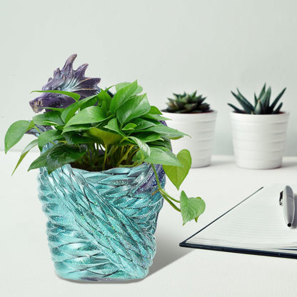 HANABASS Dragon-Shaped Resin Planter for Succulents Small Plants Decorative Pot for Home Office Desktop Garden Decoration 3.15X4.72X3.15 Inches