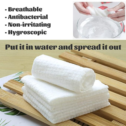 100 Pcs Mini Compressed Towels, Disposable Face Compressed Towel, Compressed