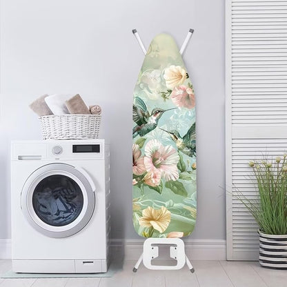 Floral Hummingbird Ironing Board Cover and Pad Heat Resistance & Resist