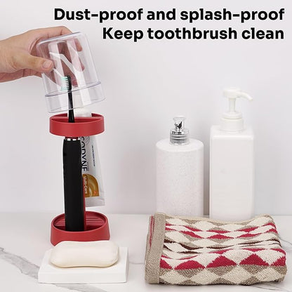 Height Adjustable Toothbrush Holder