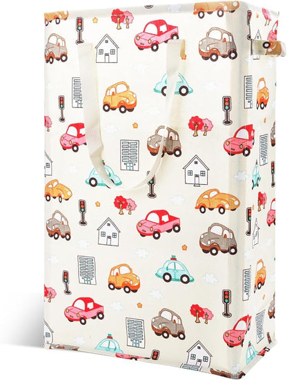 Odonata Slim Laundry Hamper Handles Collapsible Laundry Basket Thin Dirty