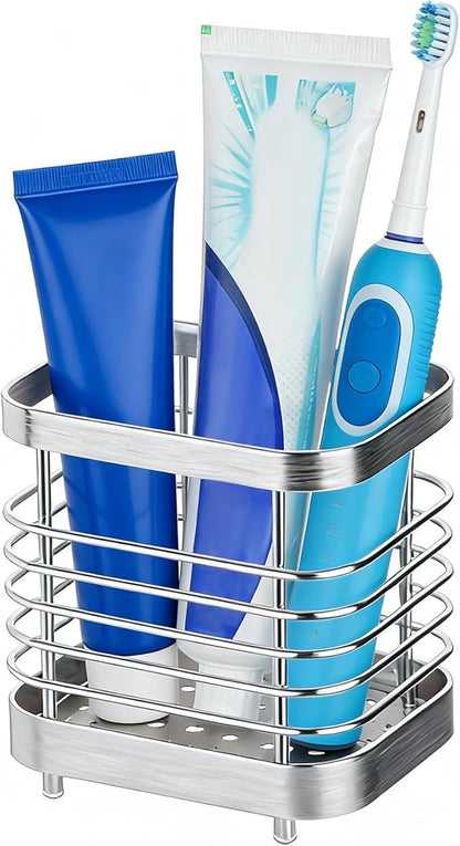 MYITYARD Toothbrush Holder for Bathroom, Stainless Steel Ventilated Electric