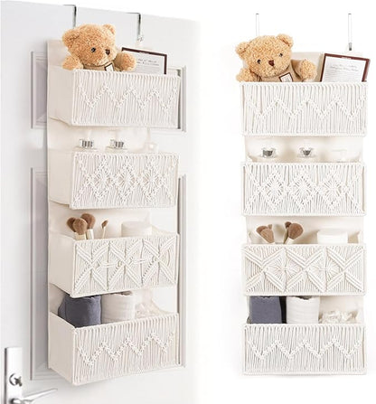 ANTIS'S HOME Nursery Over The Door Organizer Boho Decor Nursery Storage