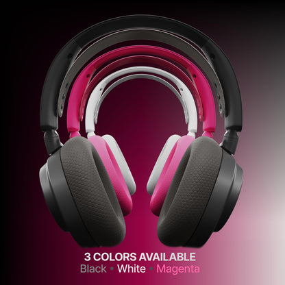 SteelSeries Arctis Nova 7P Wireless Gen 2 Gaming Headset - Real-Time App Control, 50+ HR Play, Neodymium Magnetic Drivers, Mix 2.4GHz/Bluetooth, PS5, PS4, PC, Switch 1/2, Mobile - Black