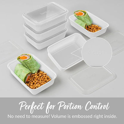 Bentgo 20-Piece Lightweight, Reusable BPA-Free 1-Compartment Containers