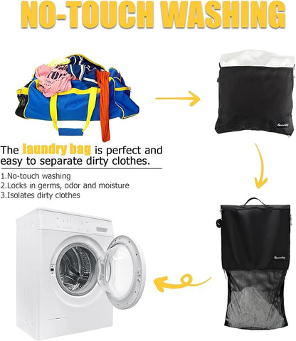 Dirty Laundry Bag for Traveling-Mesh Laundry Bags XL Travel Gym Healthcare