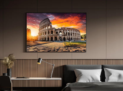 Jigsaw Puzzles 2 Pack 1000 Pieces Colosseum & Trevi Fountain Nature Impossible Challenging Puzzles for Home Decor Birthday Gifts Toy for Men Women