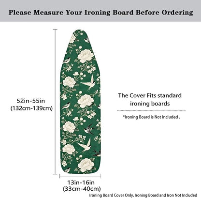 Bird Ironing Board Cover and Pad 16 x 55 Thick Padding