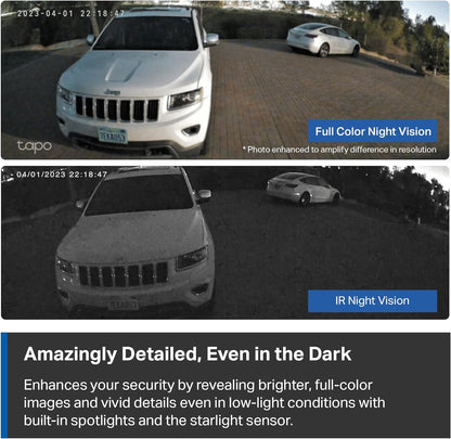 Tapo MagCam 2K+ - 2026 Wirecutter Best Outdoor Security Camera & PCMag Editors' Choice, Wireless Battery Power, Magnetic Mount, Subscription-Free SD Storage or optional Cloud, Person/Vehicle Detection