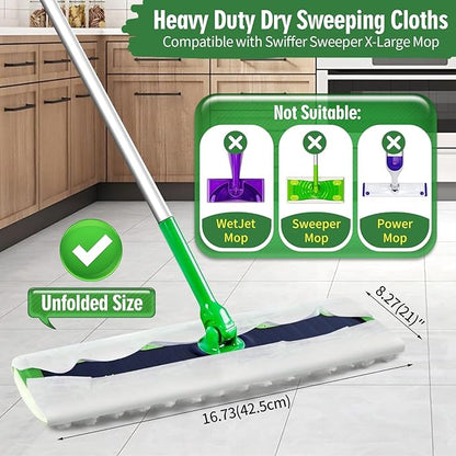 Heavy Duty Dry Sweeping Cloths Compatible