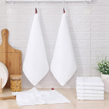 Homaxy 100% Cotton Dish Cloths, 8 Pack