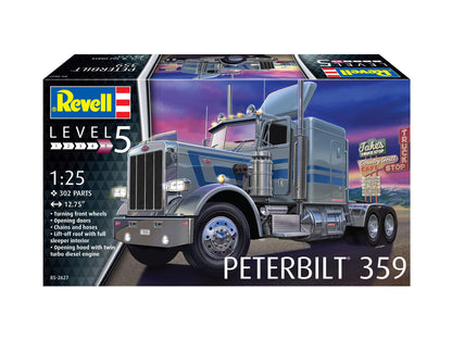 Revell 85-2627 Peterbilt 359 1:25 Scale 302-Piece Skill Level 5 Model Car Building Kit