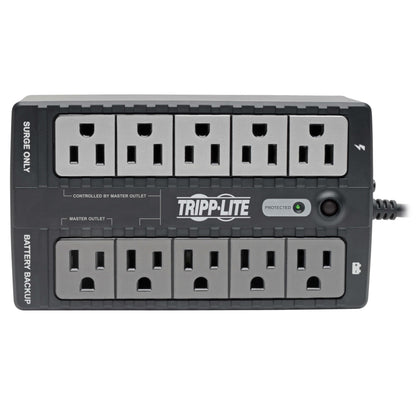 Tripp Lite 550VA UPS Battery Backup Surge Protector Efficient Energy-Star Certified, AVR, 8-Outlet Uninterruptible Power Supply, Dataline Protection, 3-Year Warranty & $100,000 Insurance (ECO550UPS)