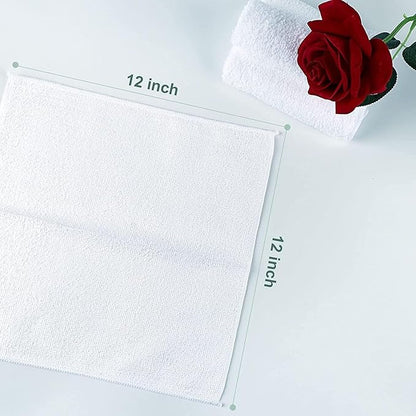 Orighty Microfiber Washcloths Bulk Towels Set 100 Pack, Highly Absorbent and