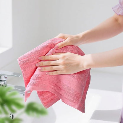 Jacquotha 2-Pack Hand Towels for Bathroom Ribbed – Cotton Face Towel for Women