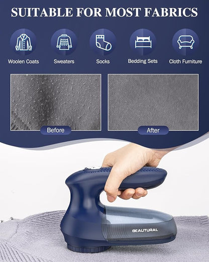 BEAUTURAL Sweater Fabric Shaver Home-Edition, Powerful & Efficient Lint Remover