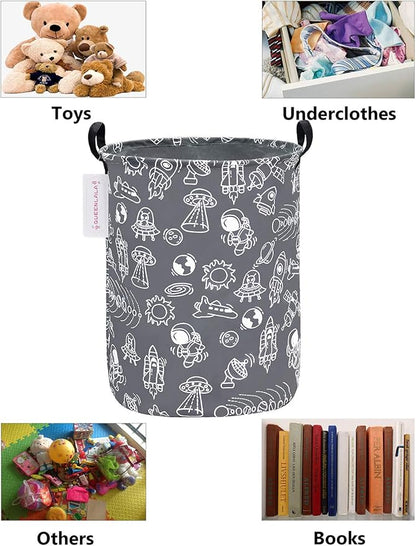 QUEENLALA Large Storage Basket, Laundry Hamper/Bathroom/Home Decor/Collapsible