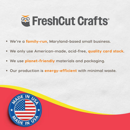 FreshCut Crafts: 280 Pieces of DIY Flower Cutouts with IDEA Guide - 2-Sided Punch Out Tulips, Daisies, Daffodils, Flowers Ideal for Spring Craft Projects, and Mother's Day DIY Gift Craft