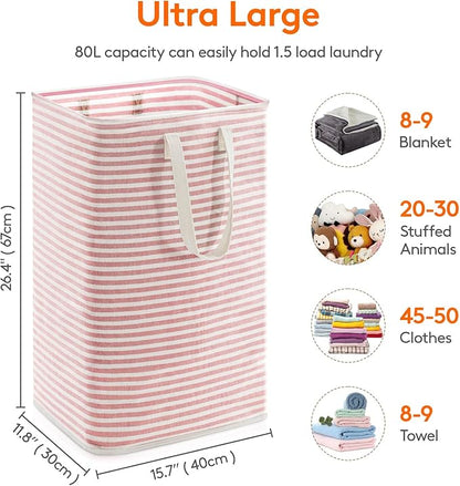 Lifewit 1 Pack Laundry Hamper Large Collapsible Laundry Baskets, Freestanding