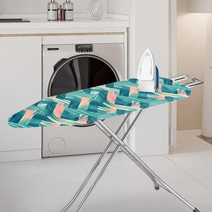 Spiral Stripe Ironing Board Cover, Swirl Line Elastic Edges Non-Slip Thick Iron