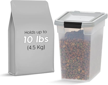 IRIS USA Airtight Dog Food Storage Container, WeatherPro,