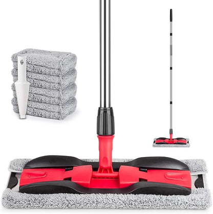 Microfiber Mops for Hardwood Floor Cleaning: MEXERRIS Flat Floor Mop
