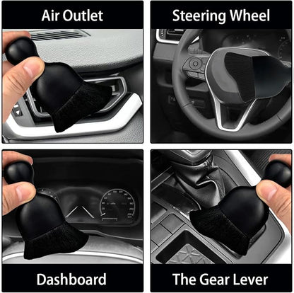 Car Interior Dust Brush, Auto Detailing Brush, Soft Bristles Car Cleaning