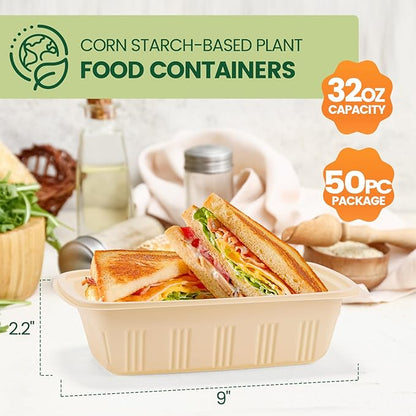 100 Piece Meal Prep Containers