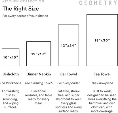 GEOMETRY Kitchen Tea Towels