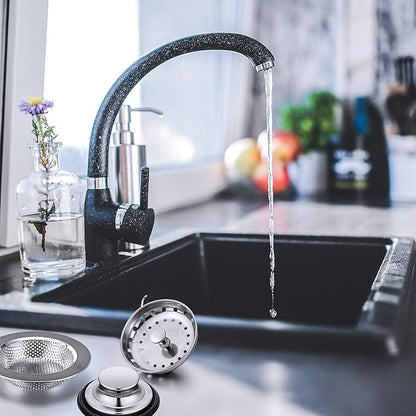Mudder 3 Pcs Kitchen Sink Drain Strainer and Stopper Stainless Steel Garbage