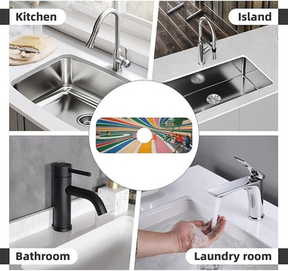 Beatles Come Together Abbey Road Kitchen sink faucet pad, strong water