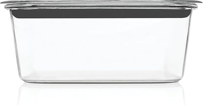 Rubbermaid Brilliance Large Food Storage Container, 9.6 Cup, Leak-Proof