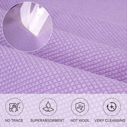 SINLAND Microfiber Glass Cleaning Cloth, Lint Free Cleaning Cloths