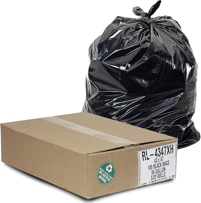 Aluf Plastics 56 Gallon Trash Can Liners