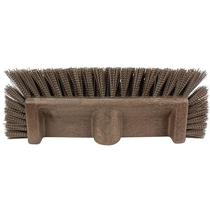 SPARTA Multi-Level Tile Scrub Brush 12" Wide Brush Head, Heavy-Duty Tile