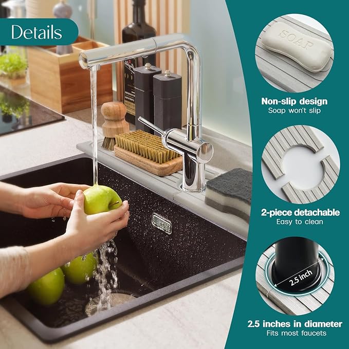 Large Faucet Mat for Kitchen Sink